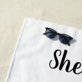 リトルシスターパープルポニー ビーチタオル (インサイチュ)