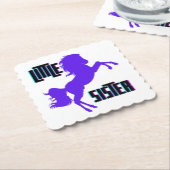 リトルシスターパープルポニー ペーパーコースター (アングル)