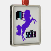 リトルシスターパープルポニー メタルオーナメント (右)