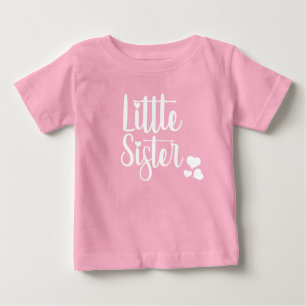 リトルシスターベビーシャツ – 新しい兄弟姉妹を歓迎 ベビーTシャツ
