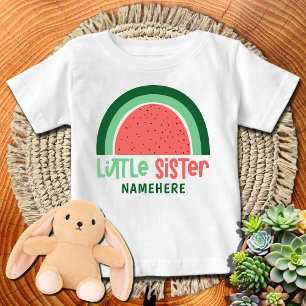 リトルシスター わたあめ レインボー ベビーTシャツ