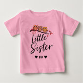 リトルシスター | フクロウ ベビーTシャツ (正面)