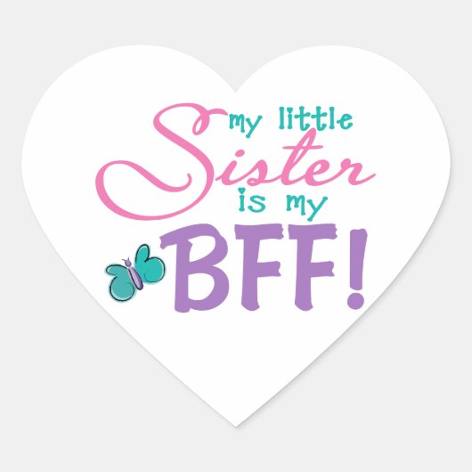 リトルシスターBFFバタフライ ハートシール (正面)