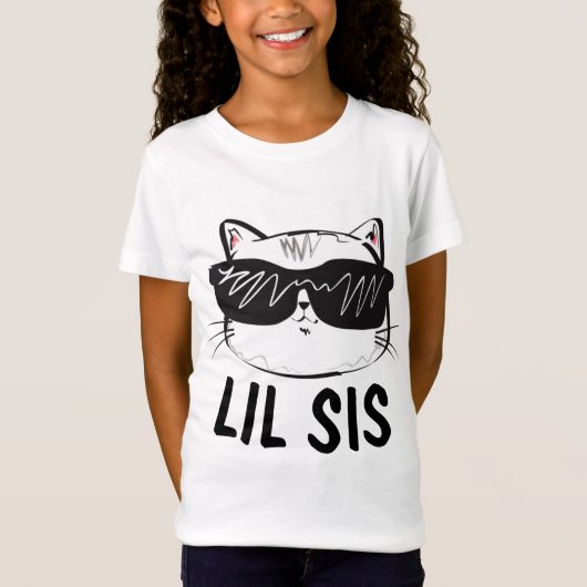 リトルシスターTシャツ(LIL SIS)ティー Tシャツ (正面)