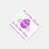 リトルシックイースターベイビーシャワー スタンダードカクテルナプキン (角)