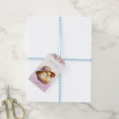 リトルシックピンクリボンギフトラベル ギフトタグ (より糸付き)