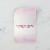 リトルシックピンクリボンサンキューカード サンキューカード (内部)