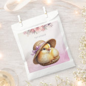 リトルシックピンクリボンバッグ フェイバーバッグ (クリップ留めされた状態)