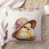 リトルシックピンクリボン装飾用クッション クッション (ブランケット)