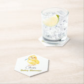 リトルシックフローラベビーシャワー ペーパーコースター (インサイチュ)