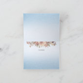 リトルシックブルーリボンサンキューカード サンキューカード (内部)