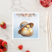 リトルシックブルーリボンナプキン スタンダードカクテルナプキン (インサイチュ)