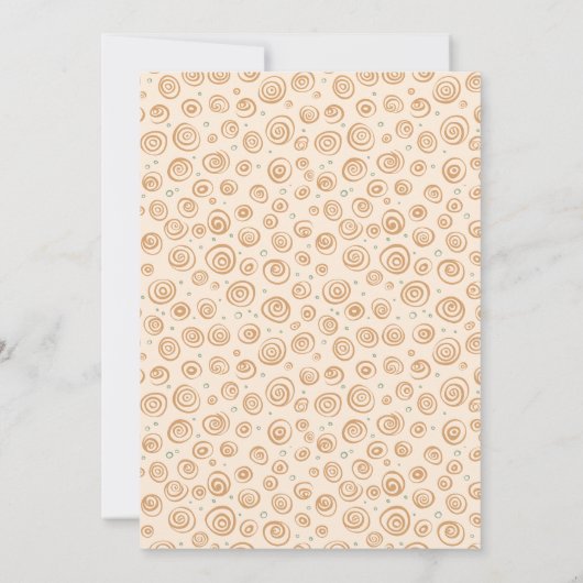 リトルシナモンベビー転がシャワー招待状 招待状 (裏面)