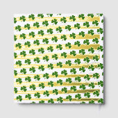 リトルシャムロックセントパトリックの日の赤ちゃんシャワー ゲストブック (裏面)