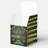 リトルシャムロックセントパトリックの日の赤ちゃんシャワー フェイバーボックス (オープン)