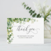 リトルシャムロック春ブライダルシャワーサンキューユー カード (スタンド正面)