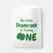 リトルシャムロック1歳の誕生日 フェイバーバッグ (正面)