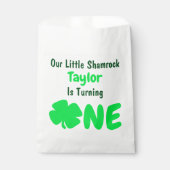 リトルシャムロック1歳の誕生日 フェイバーバッグ (正面)
