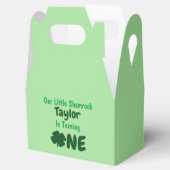 リトルシャムロック1歳の誕生日 フェイバーボックス (オープン)