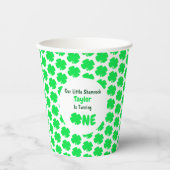 リトルシャムロック1歳の誕生日 紙コップ (正面)