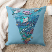 リトルシャークドードル クッション (ブランケット)