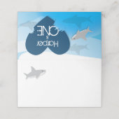 リトルシャークファースト誕生日|座席表 プレイスカード (外部開封)