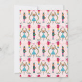 リトルシュガープラムガールクリスマスベビーシャワー 招待状 (裏面)