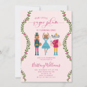 リトルシュガー・プラム・ナッツクラッカーお誕生日会 招待状 (正面)