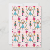 リトルシュガー・プラム・ナッツクラッカーお誕生日会 招待状 (裏面)