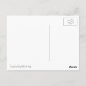 リトルシュノーカメ、クリーム ポストカード (裏面)