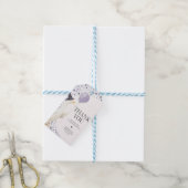 リトルシリーグースベビーシャワーのお礼タグ ギフトタグ (より糸付き)