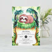 リトルシンプルスロース誕生日 招待状 (スタンド正面)