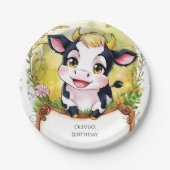 リトルシンプル誕生日 ペーパープレート (正面)