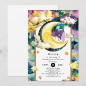 リトルシンプル誕生日 招待状 (正面/裏面)