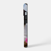 リトルシーズー（犬）子犬かご花 iPhone 15ケース (左側面)