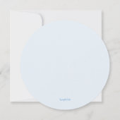 リトルシーホースベビーシャワー招待状 招待状 (裏面)