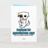 リトルシーホース誕生日カード カード (裏面)