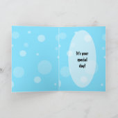 リトルシーホース誕生日カード カード (内部)