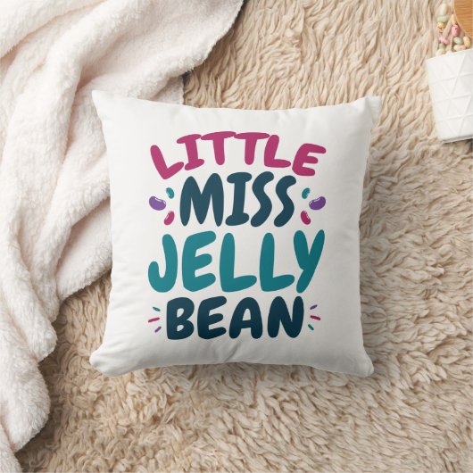 リトルジェリ恋しく思ービーンイースターキャンディーニックネーム クッション (ブランケット)