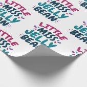 リトルジェリ恋しく思ービーンイースターキャンディーニックネーム ラッピングペーパー (角)