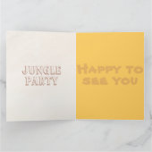 リトルジャングルアニマルズ誕生日 サンキューカード (内部)