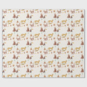 リトルジャングルアニマルズ誕生日 ラッピングペーパー (フラット)