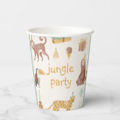 リトルジャングルアニマルズ誕生日 紙コップ (裏面)