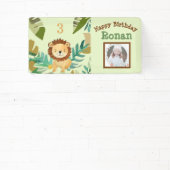 リトルジャングルプリンスライオン誕生日 横断幕 (インサイチュ)