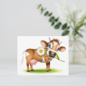 リトルジャージー食べカウズデイジー ポストカード (スタンド正面)