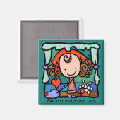 リトルジリーはキレイな変人だ！ティール マグネット (正面/裏面)