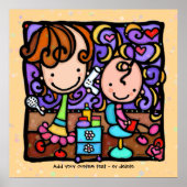 リトルジリーは彼女の髪のサロンタンカスタム芸術を愛す ポスター (正面)