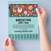 リトルジリー気に子カスタムチアシートフライヤー チラシ (手)