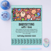 リトルジリー気に子カスタムチアシートフライヤー チラシ (シングル)