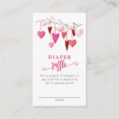 リトルスイートアーツピンクおむつラッフル エンクロージャーカード (正面)